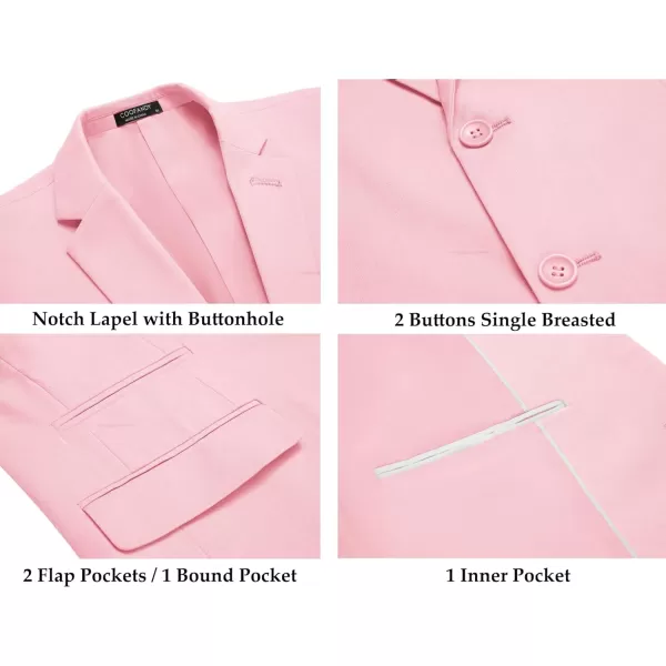 COOFANDY Men's 2 Piece Linen Suits Set Regular Fit Casual Lightweight Blazer Jacket and Pants