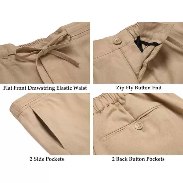 COOFANDY Men's 2 Piece Linen Suits Set Regular Fit Casual Lightweight Blazer Jacket and Pants