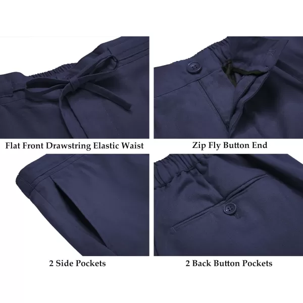 COOFANDY Men's 2 Piece Linen Suits Set Regular Fit Casual Lightweight Blazer Jacket and Pants