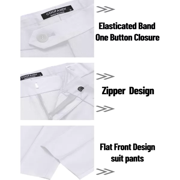 COOFANDY Men's 2 Piece Suits Classic Fit 2 Button Dress Suits Tuxedo Jacket Blazer for Wedding Business Dinner Prom
