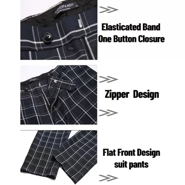 COOFANDY Men's 2 Piece Suits Classic Fit 2 Button Dress Suits Tuxedo Jacket Blazer for Wedding Business Dinner Prom)