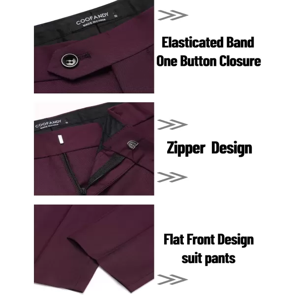 COOFANDY Men's 2 Piece Suits Classic Fit 2 Button Dress Suits Tuxedo Jacket Blazer for Wedding Business Dinner Prom