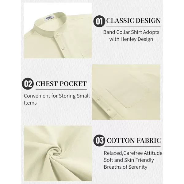 COOFANDY Men's 2 Pieces Cotton Linen Set Casual Short Sleeve Henley Shirts Beach Yoga Pants Summer Outfits