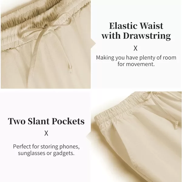 COOFANDY Men's 2 Pieces Cotton Linen Set Casual Short Sleeve Henley Shirts Beach Yoga Pants Summer Outfits