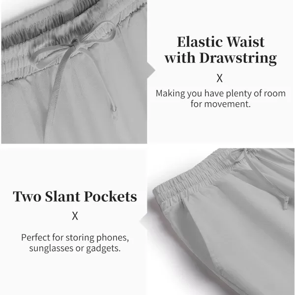 COOFANDY Men's 2 Pieces Cotton Linen Set Casual Short Sleeve Henley Shirts Beach Yoga Pants Summer Outfits