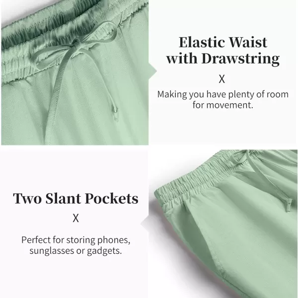 COOFANDY Men's 2 Pieces Cotton Linen Set Casual Short Sleeve Henley Shirts Beach Yoga Pants Summer Outfits