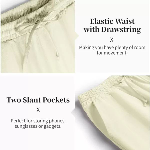 COOFANDY Men's 2 Pieces Cotton Linen Set Casual Short Sleeve Henley Shirts Beach Yoga Pants Summer Outfits