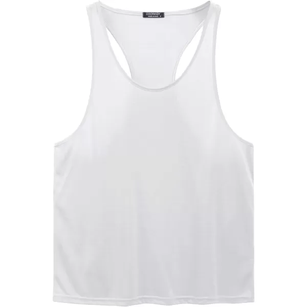 COOFANDY Men's 3 Pack Tank Tops Gym Workout Shirt Y-Back Sleeveless Muscle Fitness Bodybuilding Tank Shirts