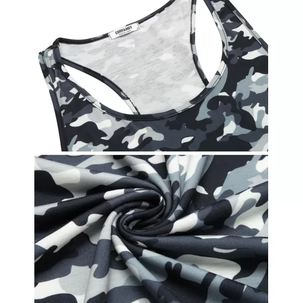 COOFANDY Men's 3 Pack Tank Tops Gym Workout Shirt Y-Back Sleeveless Muscle Fitness Bodybuilding Tank Shirts