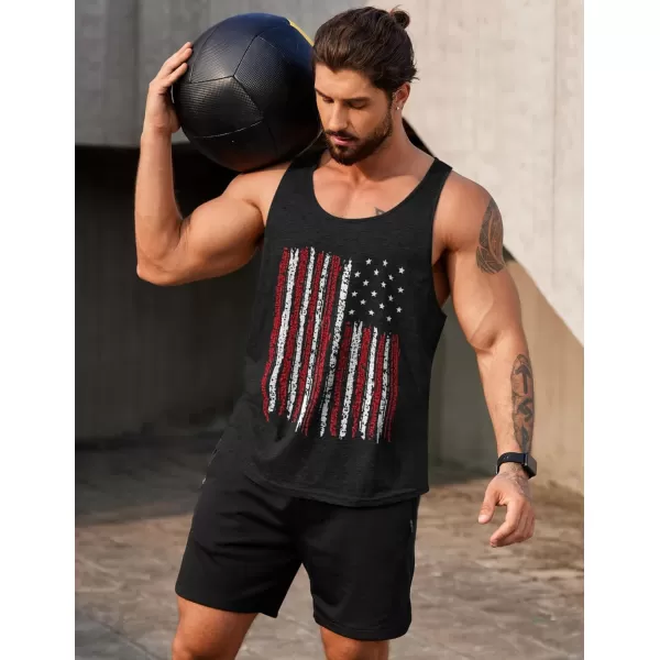 COOFANDY Men's 3 Pack Tank Tops Gym Workout Shirt Y-Back Sleeveless Muscle Fitness Bodybuilding Tank Shirts