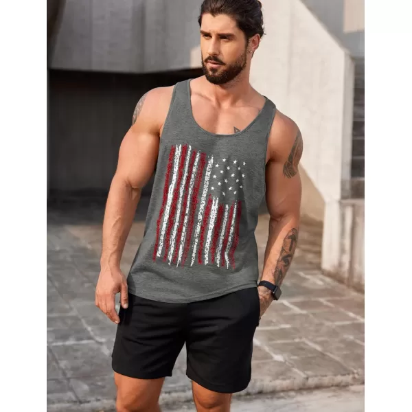 COOFANDY Men's 3 Pack Tank Tops Gym Workout Shirt Y-Back Sleeveless Muscle Fitness Bodybuilding Tank Shirts