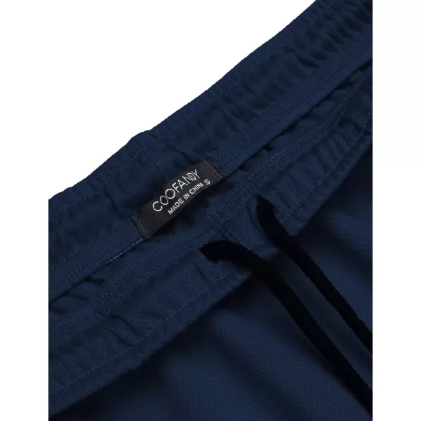 COOFANDY Men's 3 Pack Workout Gym Shorts Mesh Athletic Shorts Lightweight Bodybuilding Training Short Pants with Pockets
