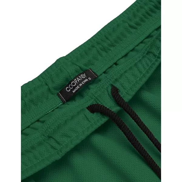 COOFANDY Men's 3 Pack Workout Gym Shorts Mesh Athletic Shorts Lightweight Bodybuilding Training Short Pants with Pockets