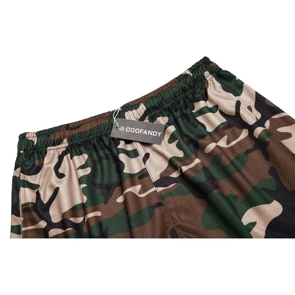 COOFANDY Men's 3 Pack Workout Gym Shorts Mesh Athletic Shorts Lightweight Bodybuilding Training Short Pants with Pockets