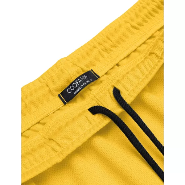 COOFANDY Men's 3 Pack Workout Gym Shorts Mesh Athletic Shorts Lightweight Bodybuilding Training Short Pants with Pockets