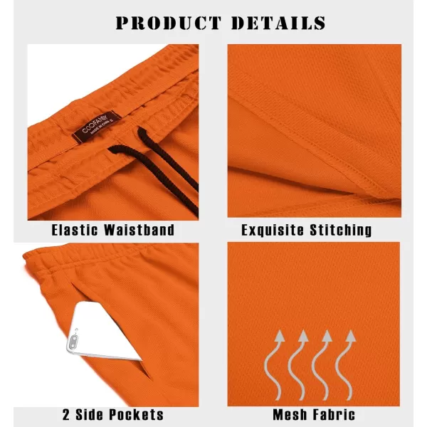 COOFANDY Men's 3 Pack Workout Gym Shorts Mesh Athletic Shorts Lightweight Bodybuilding Training Short Pants with Pockets