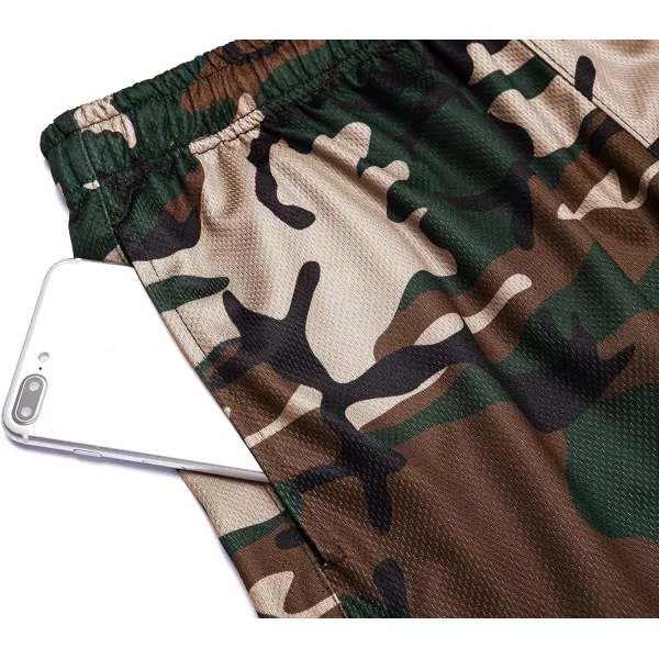 COOFANDY Men's 3 Pack Workout Gym Shorts Mesh Athletic Shorts Lightweight Bodybuilding Training Short Pants with Pockets