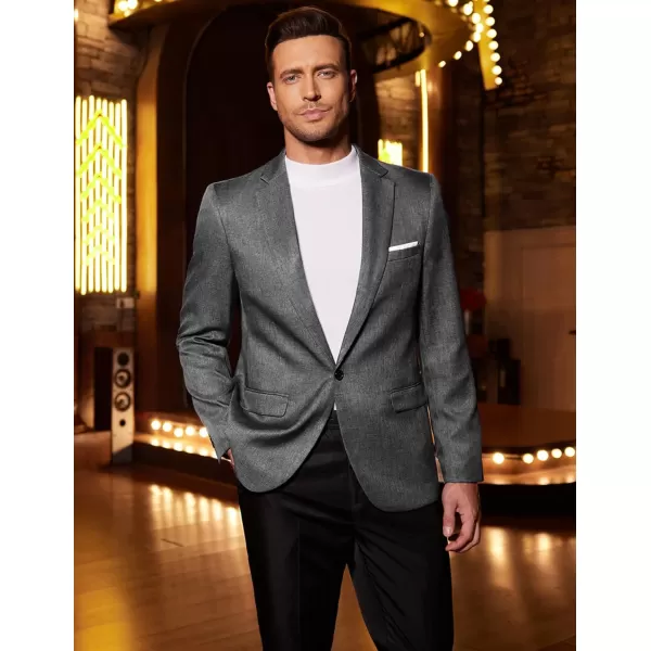 COOFANDY Men’s 3 Piece Slim Fit Suits One Button Blazer Vest Suit Pants with Tie