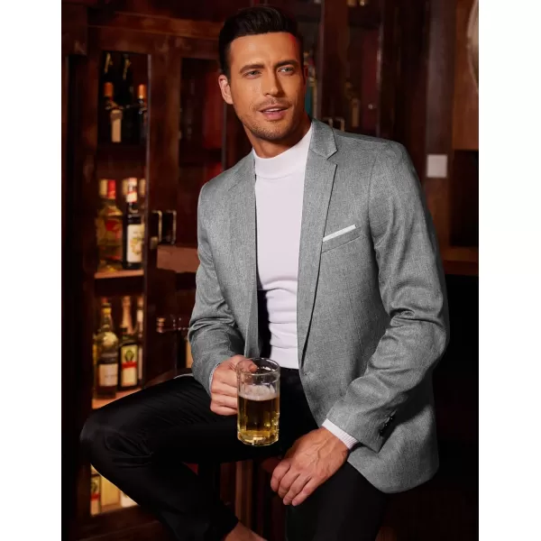 COOFANDY Men’s 3 Piece Slim Fit Suits One Button Blazer Vest Suit Pants with Tie
