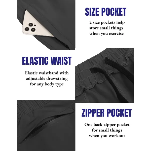 COOFANDY Men's 7" Gym Workout Shorts 2 Pack Quick Dry Athletic Shorts Training Running Shorts with Pocket