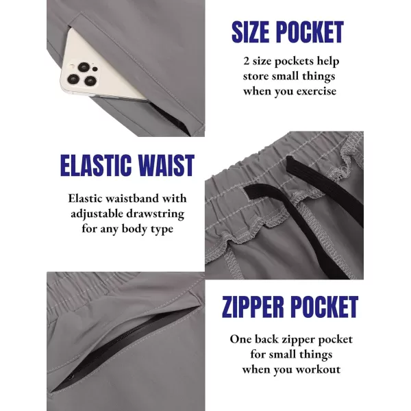 COOFANDY Men's 7" Gym Workout Shorts 2 Pack Quick Dry Athletic Shorts Training Running Shorts with Pocket