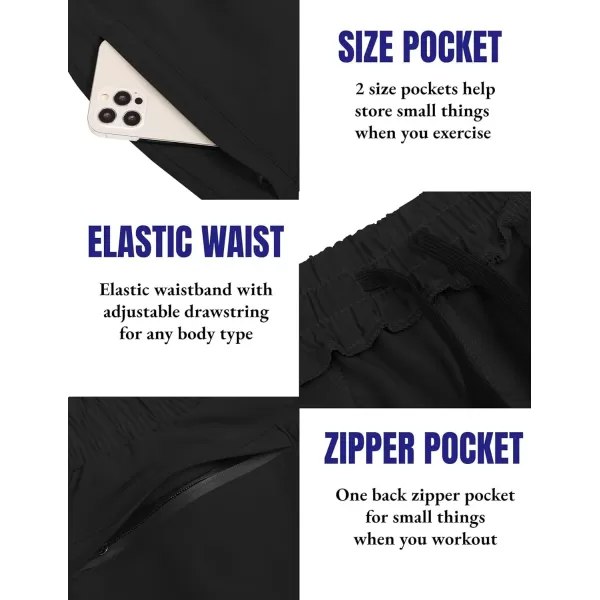 COOFANDY Men's 7" Gym Workout Shorts 2 Pack Quick Dry Athletic Shorts Training Running Shorts with Pocket)
