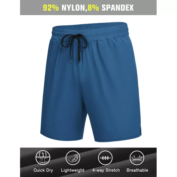 COOFANDY Men's Athletic Running Shorts Quick Dry Fitted Gym Workout Short Pants Sports Training Shorts with Pockets)