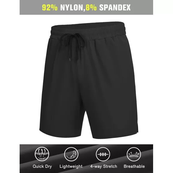 COOFANDY Men's Athletic Running Shorts Quick Dry Fitted Gym Workout Short Pants Sports Training Shorts with Pockets)