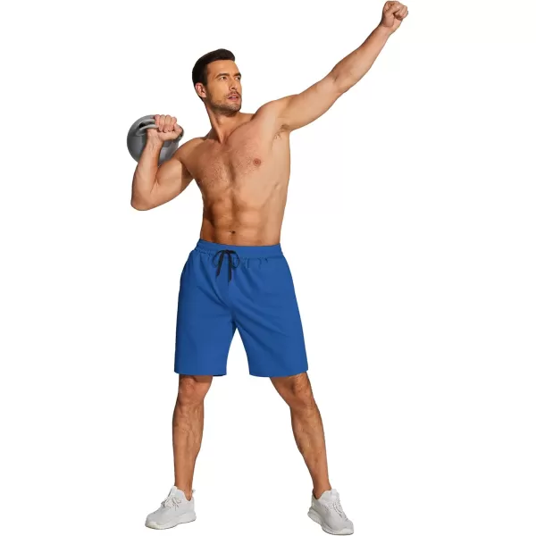 COOFANDY Men's Athletic Running Shorts Quick Dry Fitted Gym Workout Short Pants Sports Training Shorts with Pockets