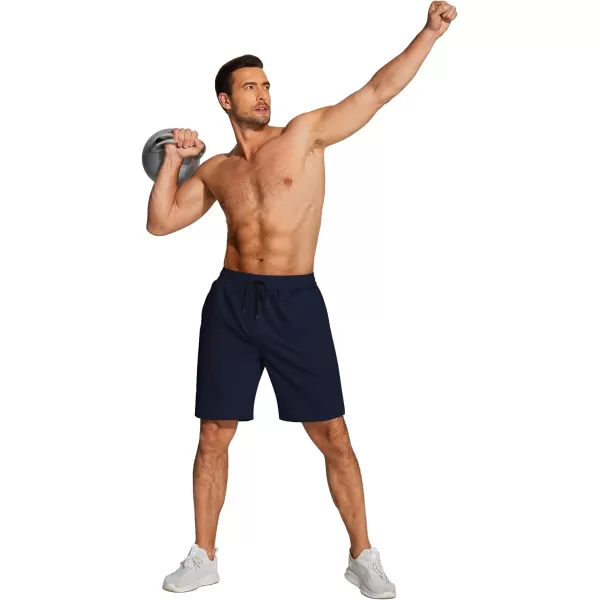 COOFANDY Men's Athletic Running Shorts Quick Dry Fitted Gym Workout Short Pants Sports Training Shorts with Pockets
