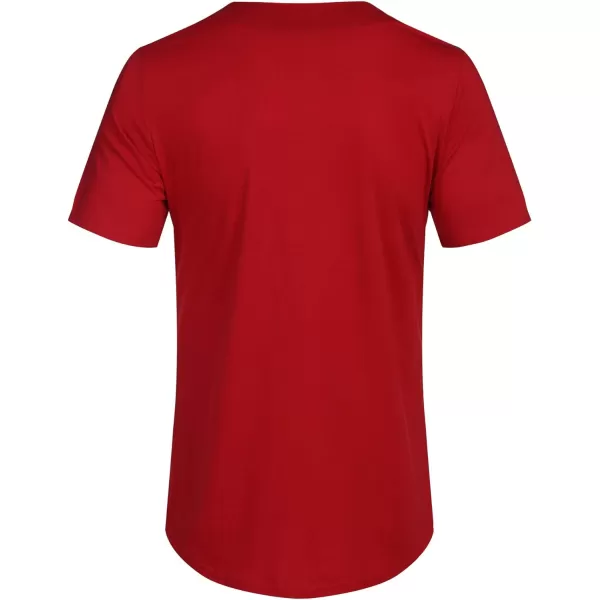 COOFANDY Men's Baseball Button Down Jersey Short Sleeve Hipster Hip Hop T Shirts