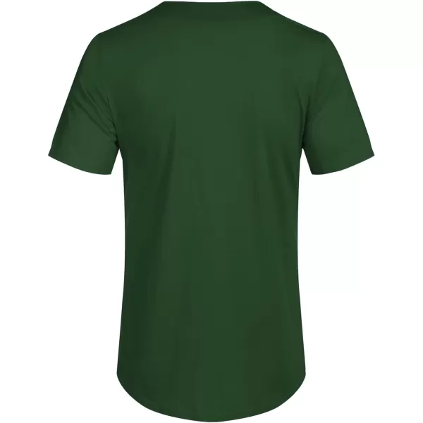 COOFANDY Men's Baseball Button Down Jersey Short Sleeve Hipster Hip Hop T Shirts