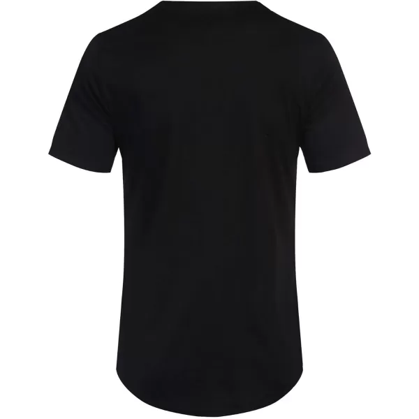 COOFANDY Men's Baseball Button Down Jersey Short Sleeve Hipster Hip Hop T Shirts