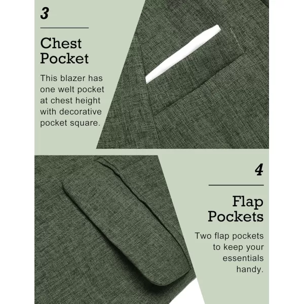 COOFANDY Men's Blazer Casual Sport Coats Slim Fit One Button Suit Jacket Lightweight Sports Jacket