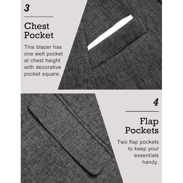COOFANDY Men's Blazer Casual Sport Coats Slim Fit One Button Suit Jacket Lightweight Sports Jacket