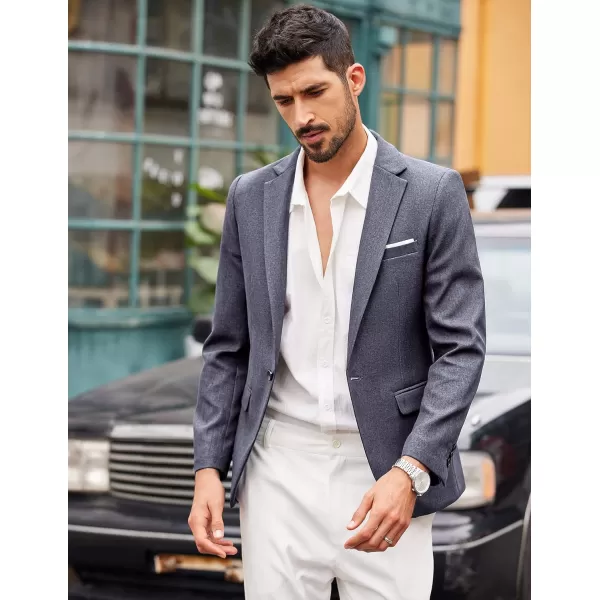 COOFANDY Men's Blazer Casual Sport Coats Slim Fit One Button Suit Jacket Lightweight Sports Jacket