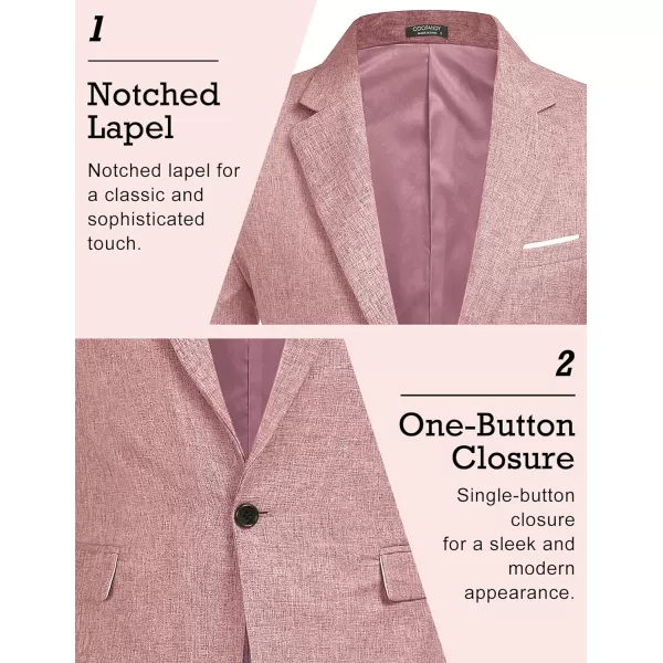 COOFANDY Men's Blazer Casual Sport Coats Slim Fit One Button Suit Jacket Lightweight Sports Jacket