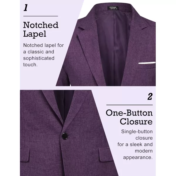 COOFANDY Men's Blazer Casual Sport Coats Slim Fit One Button Suit Jacket Lightweight Sports Jacket