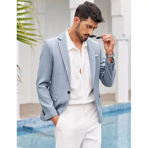 COOFANDY Men's Blazer Casual Sport Coats Slim Fit One Button Suit Jacket Lightweight Sports Jacket