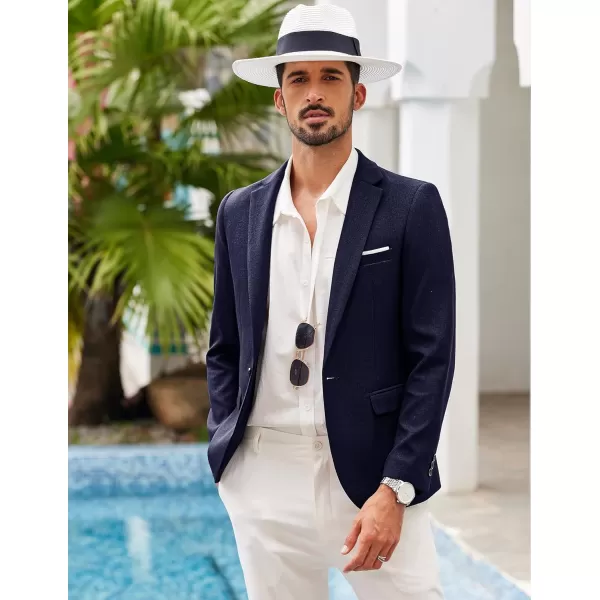 COOFANDY Men's Blazer Casual Sport Coats Slim Fit One Button Suit Jacket Lightweight Sports Jacket
