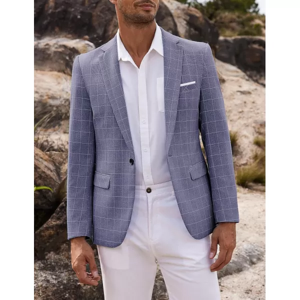 COOFANDY Men's Blazer Casual Sport Coats Slim Fit One Button Suit Jacket Lightweight Sports Jacket