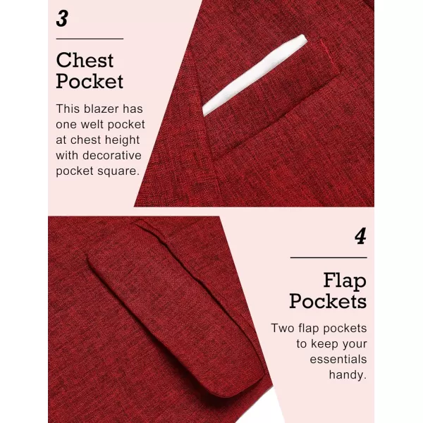 COOFANDY Men's Blazer Casual Sport Coats Slim Fit One Button Suit Jacket Lightweight Sports Jacket