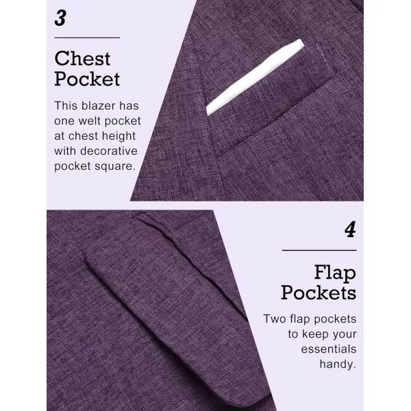 COOFANDY Men's Blazer Casual Sport Coats Slim Fit One Button Suit Jacket Lightweight Sports Jacket