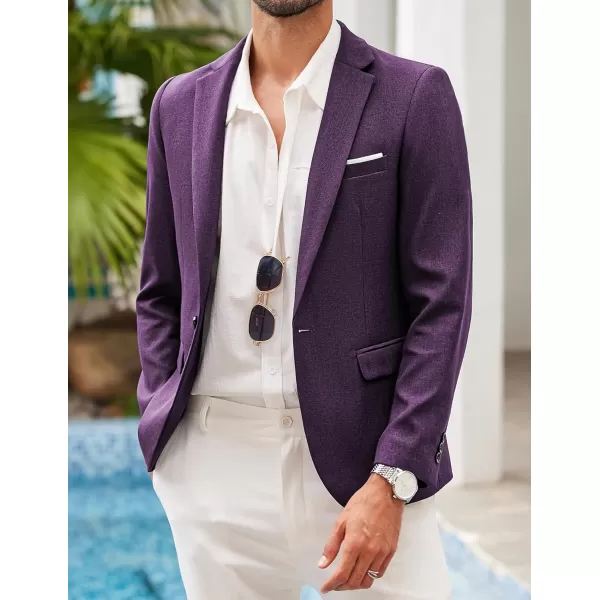 COOFANDY Men's Blazer Casual Sport Coats Slim Fit One Button Suit Jacket Lightweight Sports Jacket