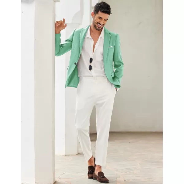 COOFANDY Men's Blazer Casual Sport Coats Slim Fit One Button Suit Jacket Lightweight Sports Jacket