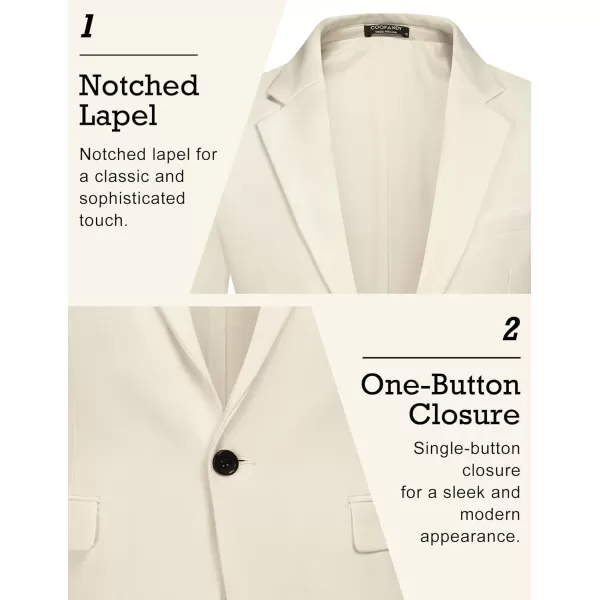 COOFANDY Men's Blazer Casual Sport Coats Slim Fit One Button Suit Jacket Lightweight Sports Jacket