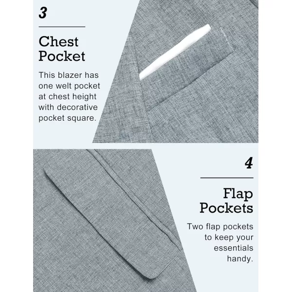 COOFANDY Men's Blazer Casual Sport Coats Slim Fit One Button Suit Jacket Lightweight Sports Jacket