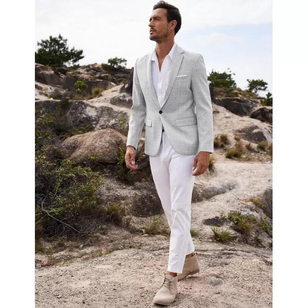 COOFANDY Men's Blazer Casual Sport Coats Slim Fit One Button Suit Jacket Lightweight Sports Jacket