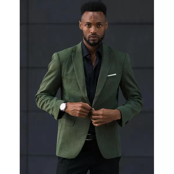 COOFANDY Men's Blazer Casual Sport Coats Slim Fit One Button Suit Jacket Lightweight Sports Jacket