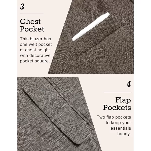 COOFANDY Men's Blazer Casual Sport Coats Slim Fit One Button Suit Jacket Lightweight Sports Jacket